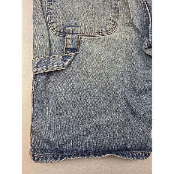 Vintage Tommy Hilfiger Shorts Mens 36‎ Denim Carpenter Patch Pocket Y2K 2000s - Picture 5 of 14
